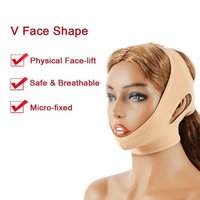 Éliminateur de double menton Jawline Shaper Réutilisable Visage Cou Mince Spandex Matériau respirant Double Menton Réducteur Lifting du visage