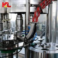 Machine de remplissage de jus à vitesse réglable pour petites entreprises, machine 3 en 1 pour bouteilles PET pour la production de divers jus de fruits