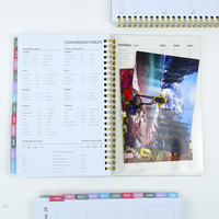 Agenda Semanal Personalizada con Cubierta de PVC y Logotipo en Dorado, Cuaderno Espiral A5, Diario, Metas Diarias, 80 Hojas