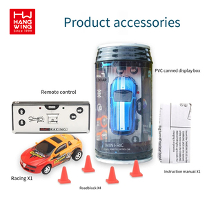 HW 2.4G 1:63 Four-pass Mini Remote Control Metal <strong>Car</strong> Easy-pull Can Packaging Kids RC Radio <strong>Electric</strong> <strong>Racing</strong> Toys Gift <strong>Set</strong> - Product Image 4