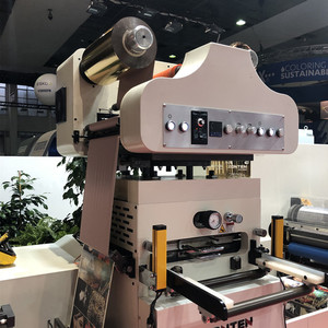 Rồng tốc độ cao Lá Nóng dập phẳng giường chết cắt chuyển đổi máy với lạnh lá phim cán cho nhãn rượu vang - Product Image 3