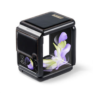 2023 Hot CaseMe plisado grano PU funda <span class=keywords><strong>de</strong></span> teléfono <span class=keywords><strong>de</strong></span> cuero para Samsung Z Flip4 5G/W23 FLIP funda <span class=keywords><strong>de</strong></span> diseño <span class=keywords><strong>de</strong></span> moda - Product Image 5