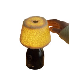Muse Home Retro Wood Table Lamp Warm <b>Light</b> Bedroom Desk Night <b>Light</b> Decorative Lamp 220V 3C Certified - Product Image 2