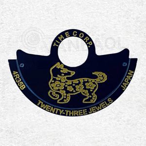 Rotor de Reloj Automático Azul con Diseño de Martillo para Movimiento 4R35 NH35, 12 Animales del Horóscopo Lunar Chino, Reparación de Relojes - Product Image 5