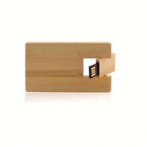 Memoria USB Personalizada de 64GB 32GB 16GB 8GB 4GB 128MB, Unidad Flash USB con Forma de Tarjeta de Crédito de Madera, Memoria USB con Forma de Tarjeta de Visita de Madera - Product Image 4