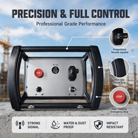 Control Remoto Inalámbrico de 1 Canal para Grúa Móvil, Control Remoto a Prueba de Agua IP68, Controles Remotos para Grúa