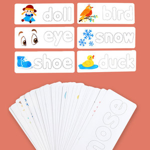 <span class=keywords><strong>Ortograf</strong></span>ía juguete de aprendizaje de juego de rompecabezas de madera ABC educativos de desarrollo para niños chicos niños niñas - Product Image 6