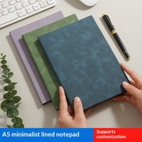 Carnets de notes professionnels A5/A6 épais en gros, couverture souple, design élégant, blocs-notes de bureau, papier Dowling, polyuréthane, sans fil, parfaits