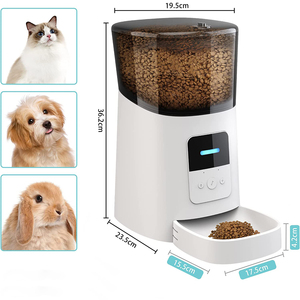 Distributeur de nourriture pour animaux de compagnie moderne de 6 L avec connexion Wi-Fi Tuya, 15 repas, distributeur intelligent pour chien et chat - Product Image 3