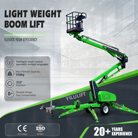 Nacelle élévatrice mobile 10m 20m 16m 250Kg, Nacelle araignée tout-terrain sur chenilles, Nacelle télescopique légère à vendre