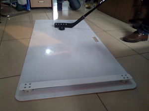 Bantalan tembak hoki inovatif, perlengkapan latihan hoki es, bantalan gir latihan Premium papan hoki - Product Image 4