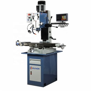 Machine de fraisage et de perçage de bureau ZX45G à colonne carrée, tête à engrenages, pour métaux, 16mm-45mm, mini-machine de fraisage et de perçage F - Product Image 4