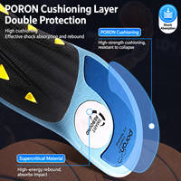 Semelles orthopédiques unisexes en graphène respirant avec coussin EVA pour le sport, absorption des chocs, personnalisables OEM