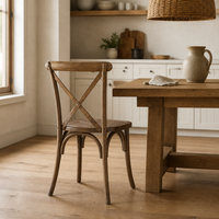 Chaise à dossier croisé en bois pour événements, idéale pour mariages, banquets, locations, hôtels, cafés et restaurants - Vente en gros