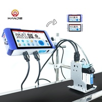 Impresora de inyección de tinta en línea continua inteligente con tinta de secado rápido para impresión de código de barras con logotipo de fecha de producción