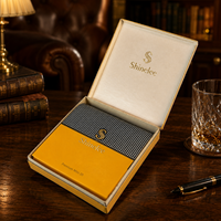 Boîte cadeau de luxe Shinelee pour cigares, emballage rigide en papier, étui de rangement pour mini-cigares avec logo personnalisé pour cadeaux haut de gamme