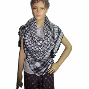 Nouveau cache-cou long tricoté pour femme, rayé coloré, en fausse laine écologique, doux et protecteur pour le cou, collection automne-hiver - Product Image 1