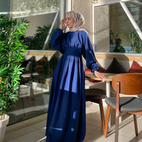 Bettergirl 2024 Luxe Dubaï Abaya Robes pour Femmes Modeste Musulman Robe Marron Noir Turquoise Personnalisable Vêtements Fabricants