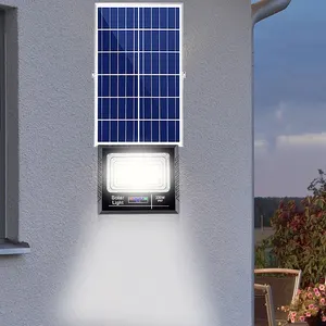 Factory Directly Supply 100W 200W Remote Control Luminaria Road Led Garden Solar Street Lamp