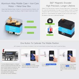 Encoder Magnetico Programmabile Waveshare ST3020, 25 Kg.Cm, Ampio Range di Tensione, Bus Seriale, Alta Precisione, Grande Coppia, Rotazione 360 Gradi - Product Image 5