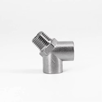 1/4 "BSPP NPT femelle mâle en forme de Y séparateur bloc coupleur adaptateur eau gaz carburant