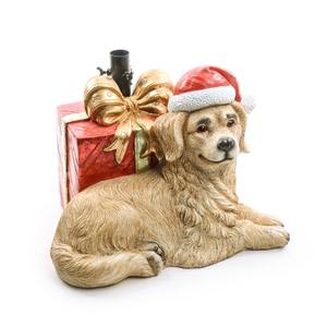 ฐานตั้งต้นไม้รูปสุนัขพร้อมแพ็คเกจของขวัญ ทำจากโพลีเรซิ่น ขนาด 46x36.8 ซม. สูง 36 ซม. - Product Image 1