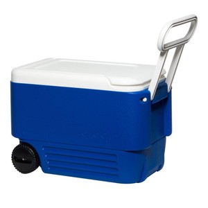 Refroidisseur d'igloo rigide Wheelie 38-36 LT avec roues Logo imprimé personnalisé Panneau solaire Caractéristiques thermiques Glacière Glacière - Product Image 1