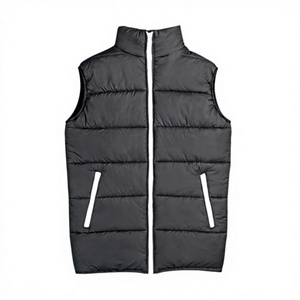 Chaleco acolchado de invierno con capucha para hombre, para trabajo al aire libre - Product Image 1