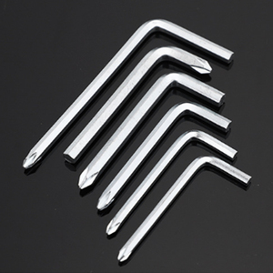 Clé hexagonale en L antirouille de 4 mm, taille moyenne, pointe plate pour l'installation de petits équipements électroniques - Product Image 4