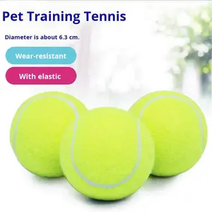 Giocattolo per Cani Palla da Tennis in Gomma Elastica Resistente ai Morsi Palla per Addestramento per Cani Grandi/Medi/Piccoli <span class=keywords><strong>Yiwu</strong></span> <span class=keywords><strong>Dog</strong></span> Play Pets - Product Image 1