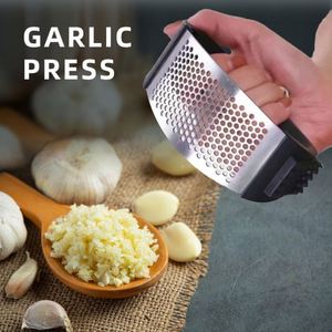 Hot Selling Food Grade Stainless Steel Manual Garlic Onion <b>Chopper</b> Press Multifunctional Sustainable Easy Clean <b>Vegetable</b> Tools - Product Image 2