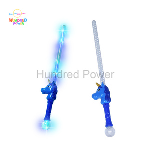 Lightsaber jouets licorne multicolores bâtons de lumière clignotantes, jouet baguette en plastique bon marché épées lumineuses Led clignotantes - Product Image 4