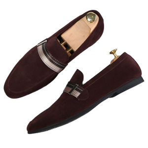 Mocasines de Conducción Personalizados para Hombre, de Gamuza Sólida, con Plantilla de EVA, Ligeros e Informales - Product Image 1
