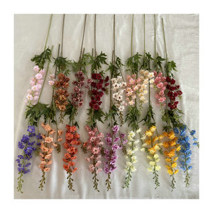 Suzume Ii <b>Artificial</b> Delphinium Silk <b>Flower</b> <b>Arrangement</b> 86cm Realistic Wedding Decor - Product Image 5