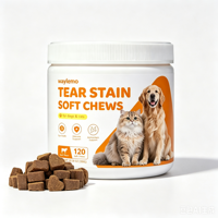 Waylemo Tear Stain Soft Chews, compléments et vitamines pour chiens, soins de santé pour animaux de compagnie, pour la santé des yeux et le soutien immunitaire, 120 unités