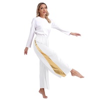 Ensemble de vêtements de danse contemporaine pour femmes, costume de scène, tenue de performance, vêtements de danse liturgique pour l'église