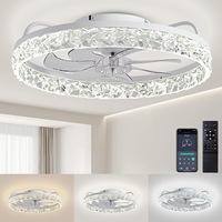 Télécommande d'usine moderne et simple avec écran LCD Lampe LED nordique moderne Dc Bldc 54 pouces Ventilateur de plafond ABS à 5 pales avec lumière