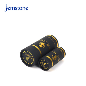 Custom Luxury Black Kraft Essential Oil Bottle Perfume Paper Tube Cardboard Tube Container Cosmetic Boxes Cylinder Packaging - Product Image 5