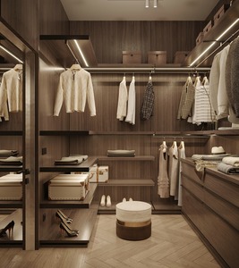 Armario de Villa Personalizable de Lujo con Estándar Cinco Estrellas, Juego de Muebles Modernos para Dormitorio, Piedra Ecológica, Garantía Completa de 5 Años - Product Image 4