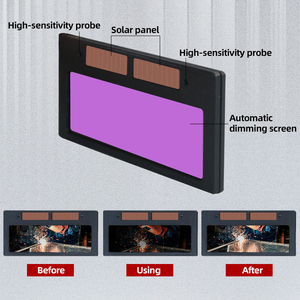 Filtro de soldadura solar de oscurecimiento automático para casco de soldadura, gafas de soldador, protector facial - Product Image 6
