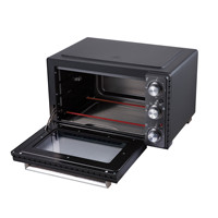 Horno Eléctrico de Acero Inoxidable para Encimera, con Capacidad de hasta 10L, Función de Asador, para Hornear y Asar, Uso Doméstico