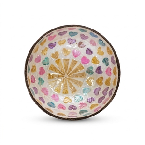 Hot Selling Customizable Flower <b>Coconut</b> <b>Shell</b> Bowl Mother Of Pearl Large Quantity Direct Factory Cheap Prices - Product Image 3