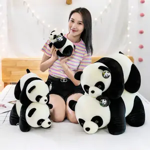IN magazzino morbido carino kawaii animale panda peluche peluche bambola farcito panda peluche