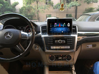 Sistema Android 14 para Mercedes Benz ML W166 GL X166 GLS GLE de 8 Núcleos con Carplay Inalámbrico Reproductor de Video para Coche Pantalla Multimedia de Navegación