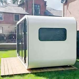 Vente directe d'usine en Chine, mini-<span class=keywords><strong>maison</strong></span> portable <span class=keywords><strong>à</strong></span> 2 chambres, camping, modulaire, préfabriquée avec escalier, cabane Apple - Product Image 5