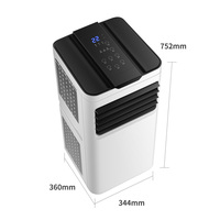 Climatiseur portable sur roulettes de haute qualité pour la maison, 12000 BTU, refroidissement estival tout-en-un