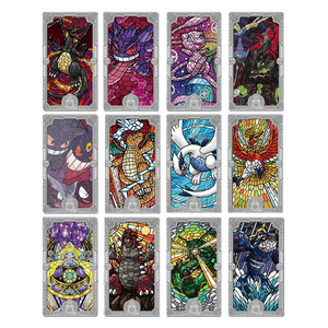 Cao Cấp Mới Nhất Pokeoned Phòng Tập Thể Dục Huấn Luyện Viên Mở Rộng Tác Phẩm Nghệ Thuật Trường Hợp Van Gogh Squirtle Bức Tượng Bộ Sưu Tập Kim Loại Thẻ Mù Hộp Bộ Quà Tặng - Product Image 3