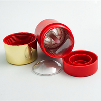 Flacon de pièces de 75g, conteneur de déodorant rouge vide