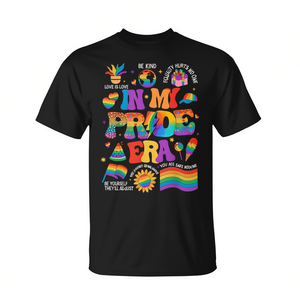 Camiseta In My Pride Era con la bandera del arcoíris LGBT, mes del orgullo LGBTQ Gay Les - Product Image 2