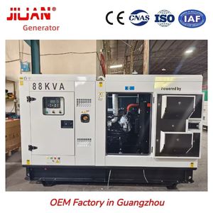 Grupo Electrógeno Diésel Silencioso con Certificación CE ISO, 88KVA 70KW WEICHAI, con Alternador sin Escobillas para Plantas Industriales/Energía de Emergencia - Product Image 2